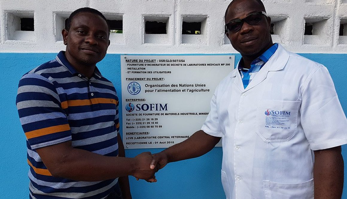 Providing sustainable medical waste disposal in the Ivory Coast